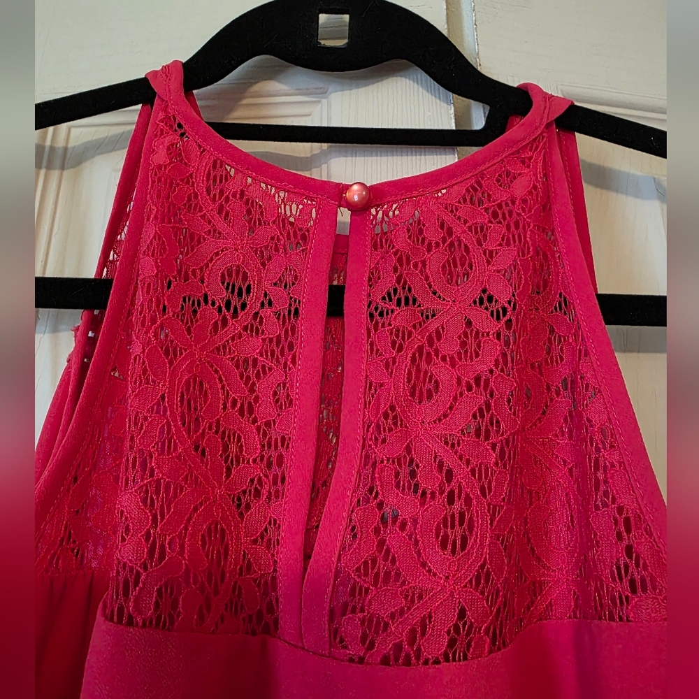 EUC IZ Byer Dress Size Large In Color "Poppy" - Picture 4 of 8